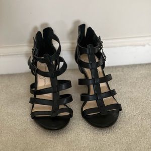 Jessica Simpson black summer sandal 6 1/2